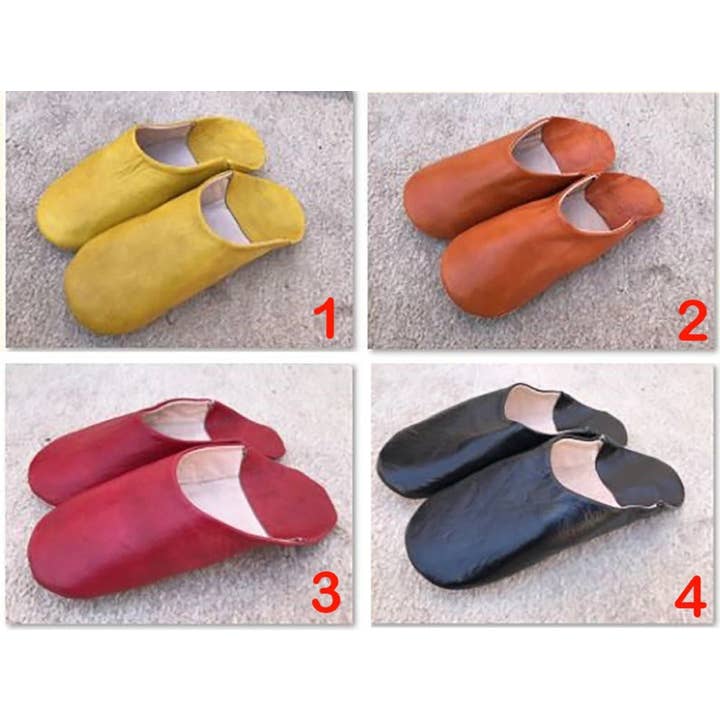 Moroccan Babouche Basic Slippers for wholesale by DarKech
