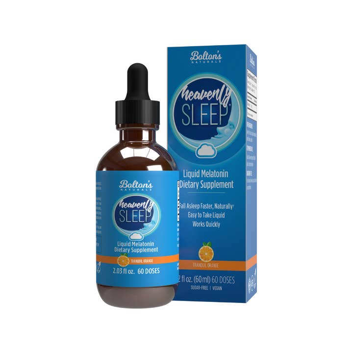 Mélatonine liquide Heavenly Sleep pour la vente par Bolton's Naturals