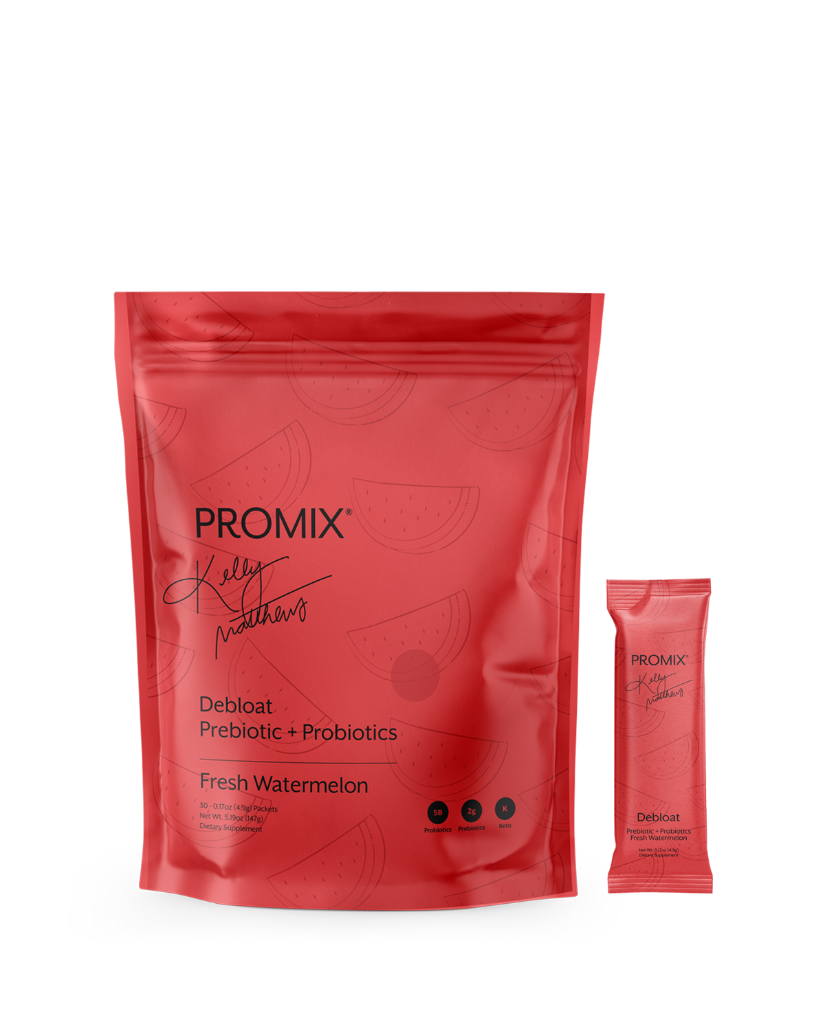 Promix - Wholesale Oral Supplement/Vitamin - Fresh Watermelon Debloat: Prebiotic + Probiotic1