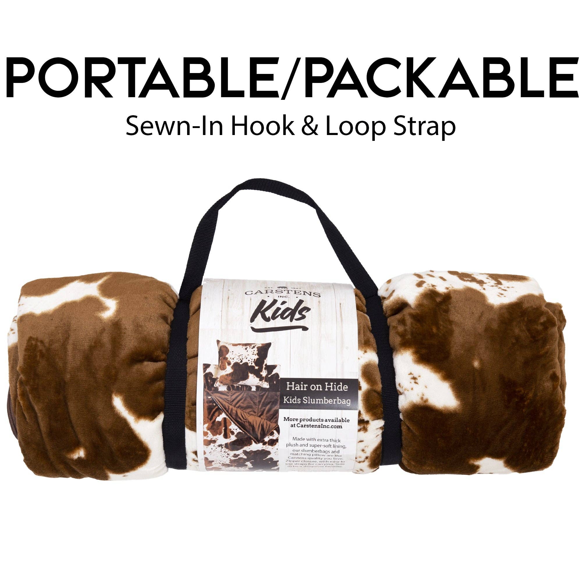 Carstens, Inc. - Wholesale Nap Mat - Kids & Baby - Hair on Hide Slumber Bag7
