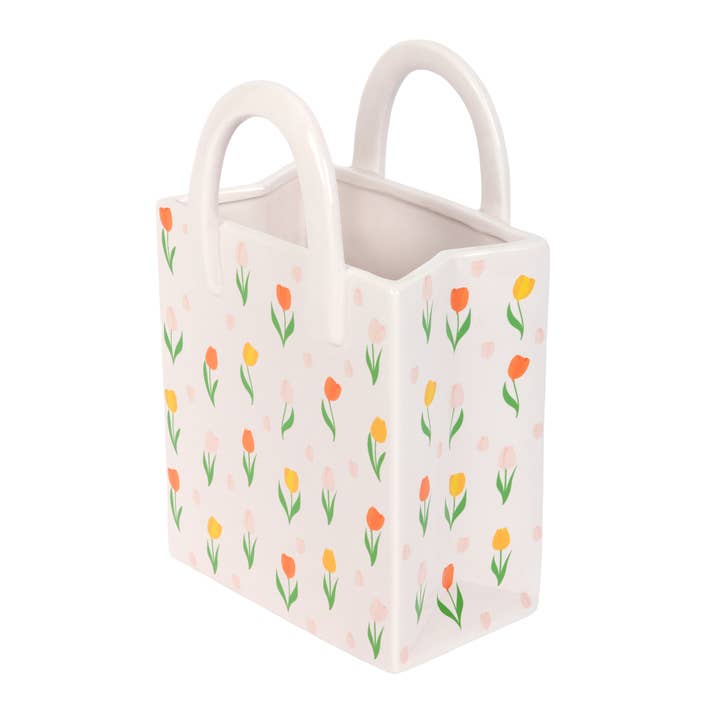 Nibble Distributors Ltd - Wholesale Vase - Tulip Print Bag flower vase3