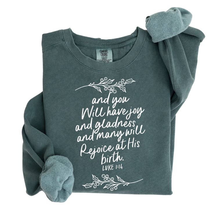 Jersey de las Escrituras Navideñas Lucas 1:14 para venta al por mayor de SBG Co.
