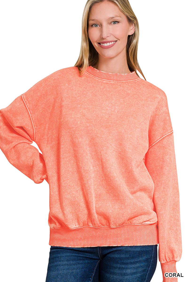42POPS – Sweatshirt - Mulher por atacado – ',.._ Sweatshirt de Lã Polar Snow Wash26