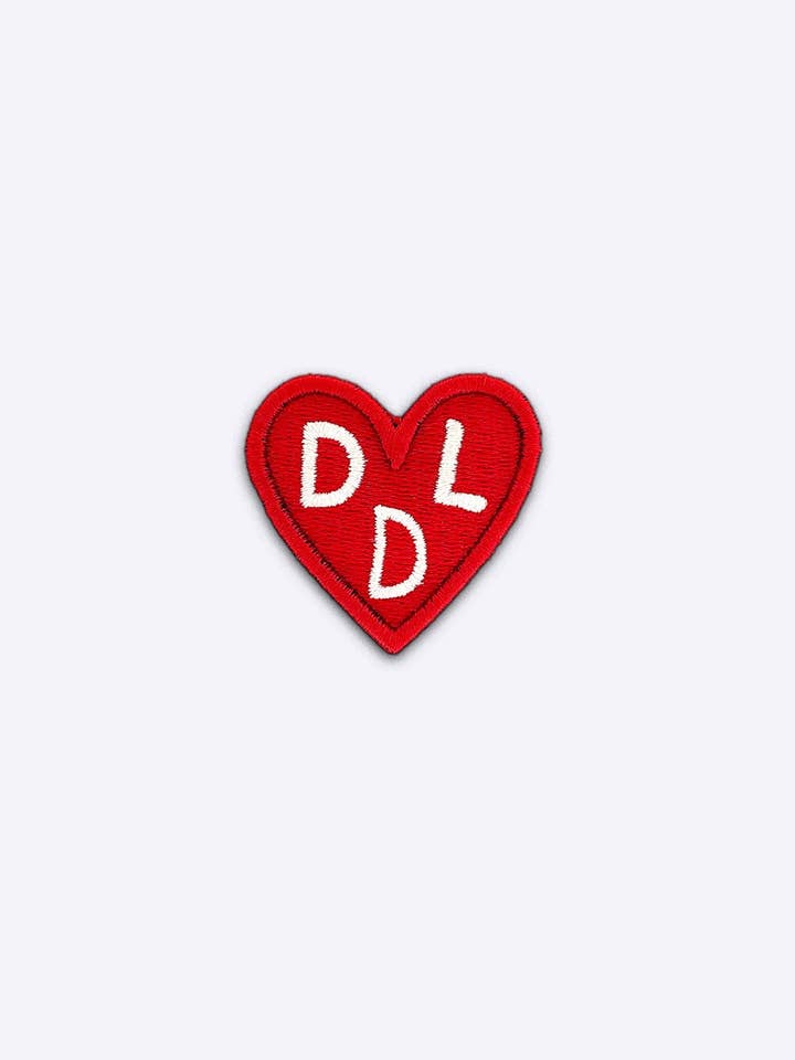 Iron-On Patch – DDL Heart for wholesale by Dicks Don't Lie