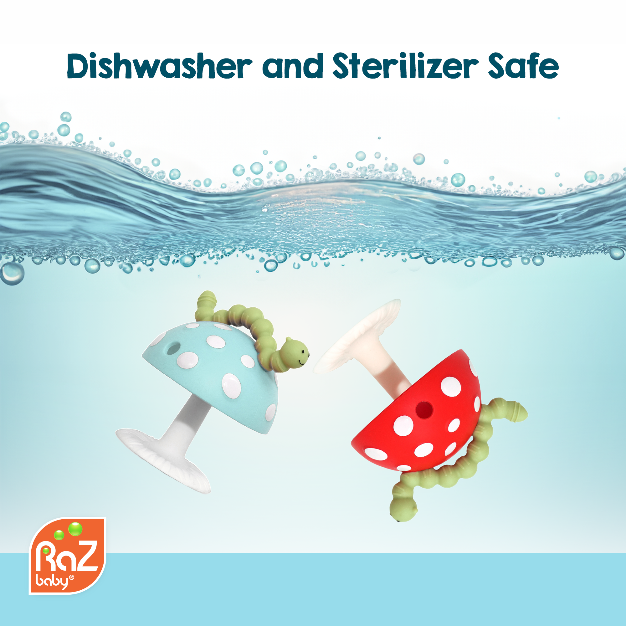 RaZbaby - Wholesale Teether (Not Clip-On) - Baby - Chompy Grip Teether4