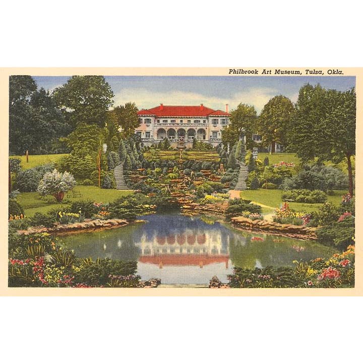 Art Print OK-32 Philbrook Art Museum, Tulsa for wholesale by Found Image Press