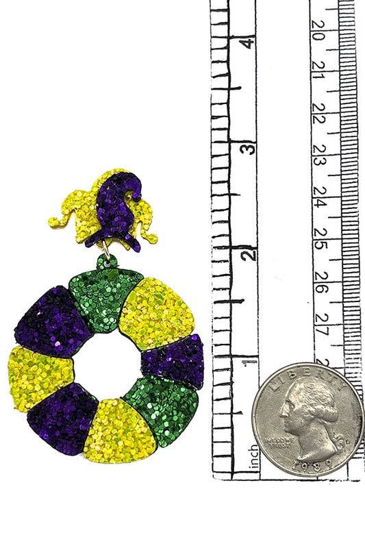 Comme indiqué Boucle d'oreille Mardi Glitter en vente sur Faire1