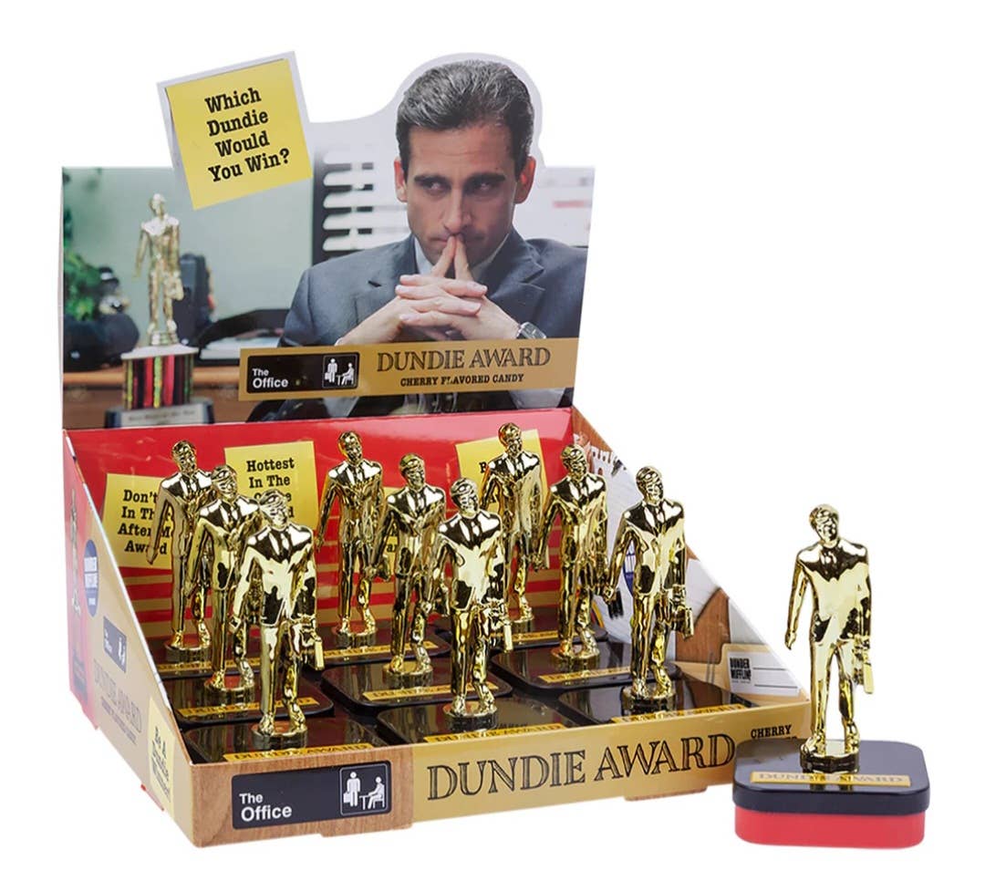 Majestic Wholesale - Vente Bonbons durs - Le bonbon aromatisé à la cerise The Office Dundie Award – boîte de 0,8 oz, 90