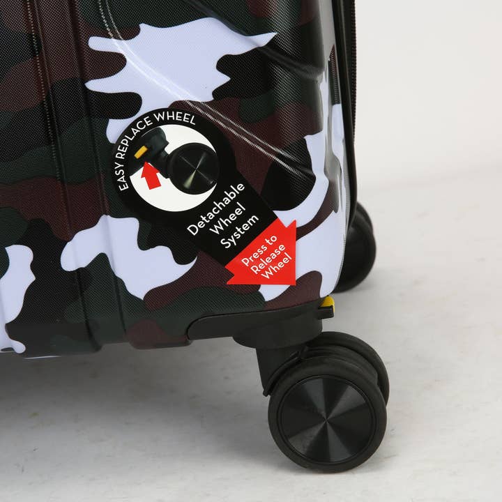 Titanio Travel Goods Group - Wholesale Luggage - TUCCI Armata Camo 3-Piece Luggage Set9