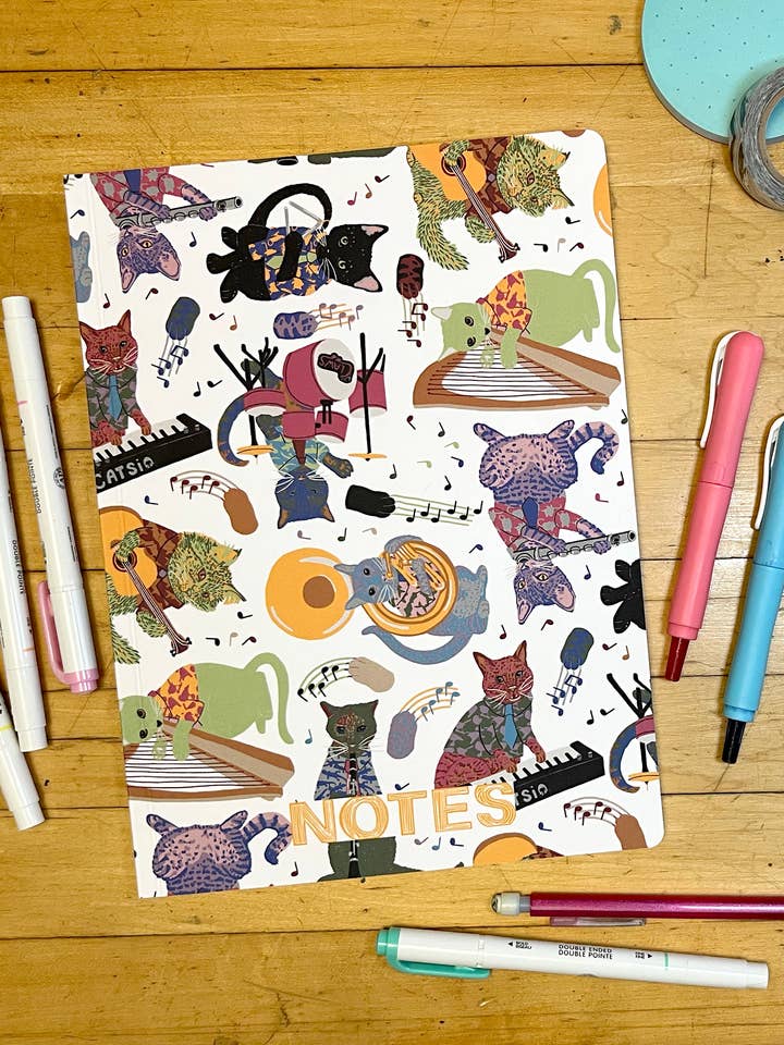Meosic Cats: Caderno por atacado de Kate E. Burke
