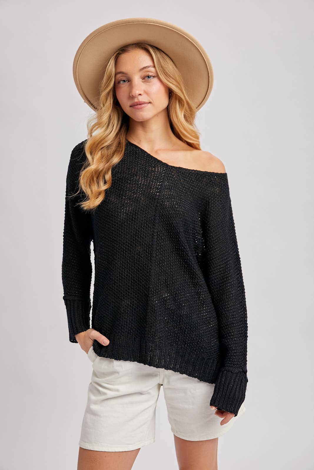 Bluivy - Wholesale Knit Sweater - Women's - REVERSE SEAM LOOSE FIT SWEATER64