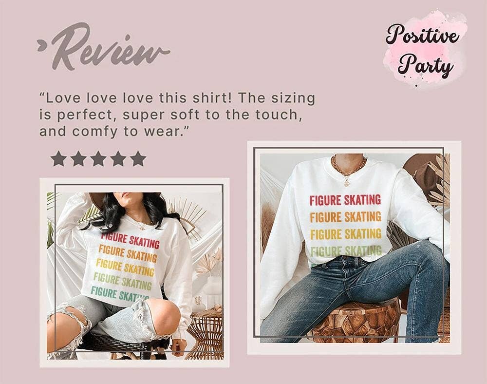 PositiveParty - Wholesale Screen Printed T-Shirt - Women's - Lgbtq Pride Figure Skating Shirt & Gift Design8