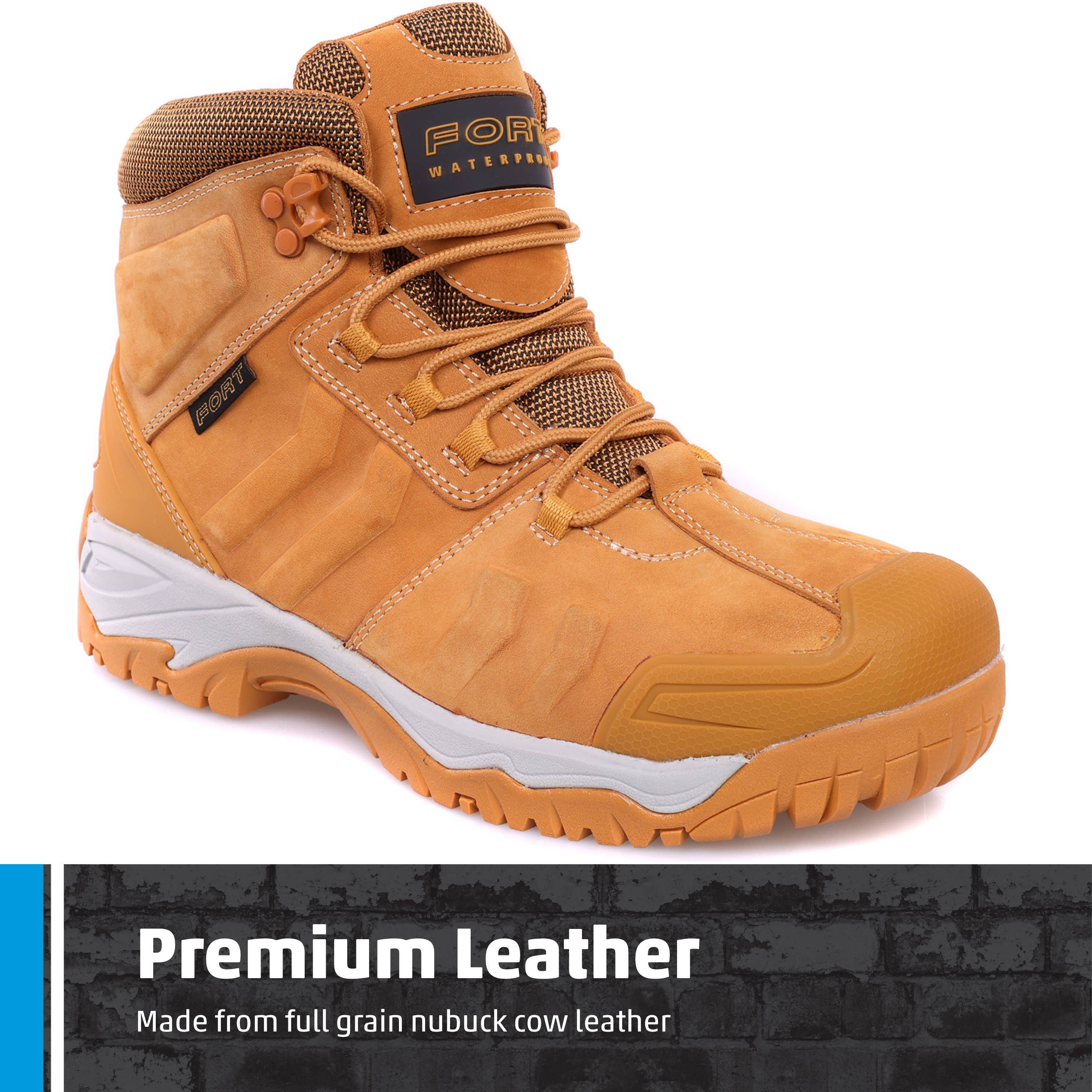 TuffStuff Workwear - Wholesale Boots - Men's - Fort Blyth Safety Boot, Honey Colour, Comfort Insoles2