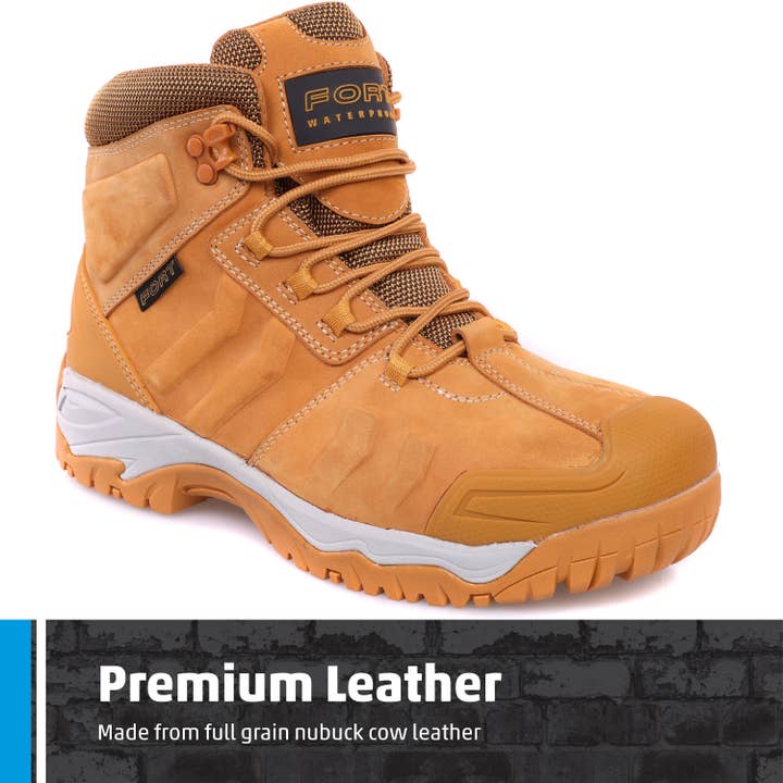TuffStuff Workwear – wholesale Boots – Men’s – Fort Blyth Safety Boot, Honey Colour, Comfort Insoles2