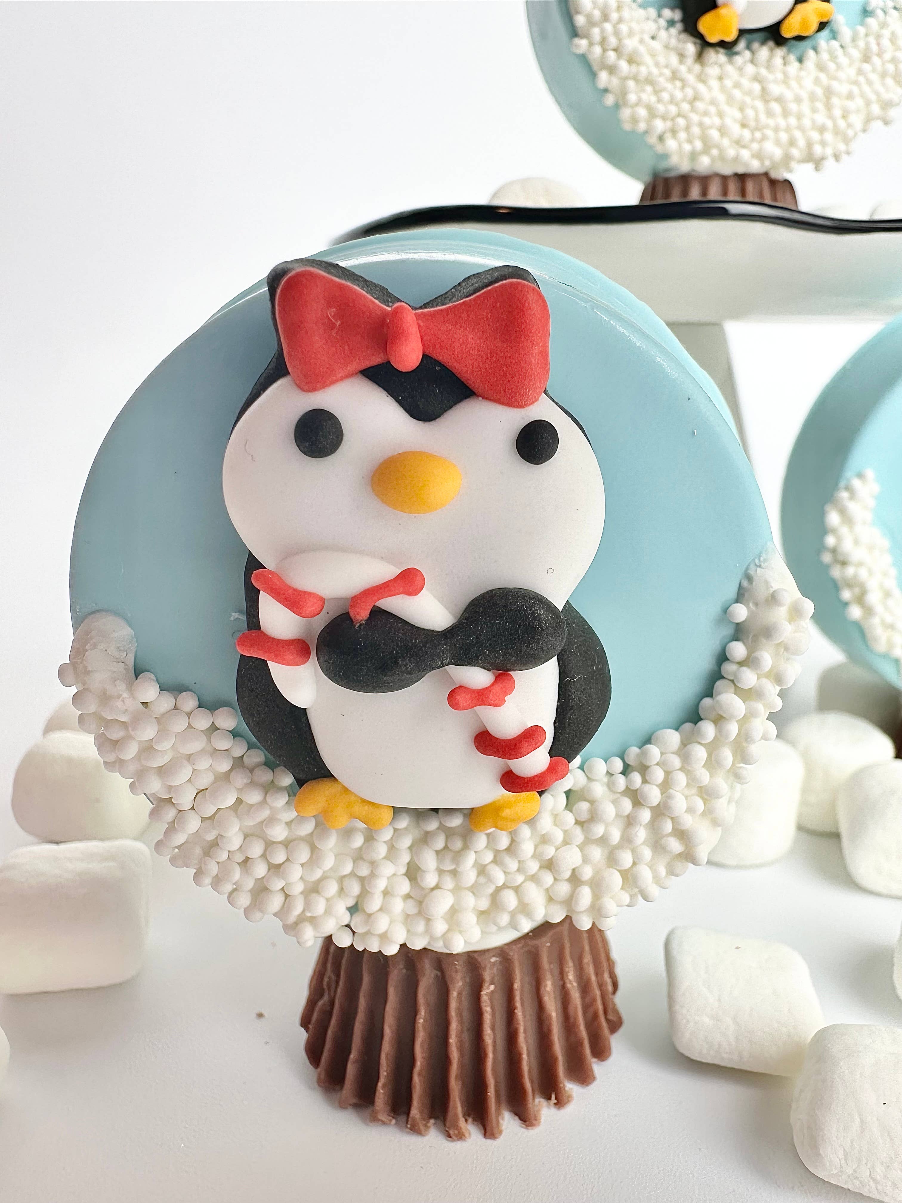 Delightful Chocolates - Wholesale Chocolate Covered Sweets - Penguin Chocolate Covered Oreos on Peanut Butter Cups2