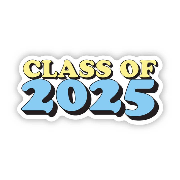 Big Moods - Wholesale Sticker - Class Of 2025 Graduation Text Sticker1