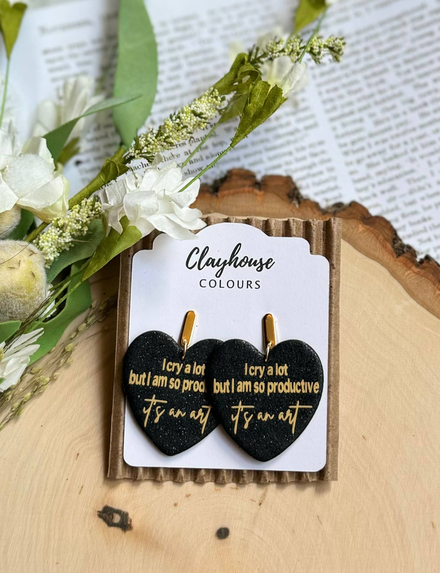 Clayhouse Colours - Wholesale Dangle Earrings - Taylor Swift The Tortured Poets Dept | Swiftie Earrings 2