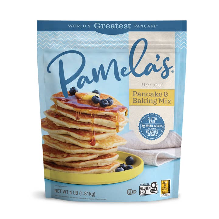 Pamela's Pancake and Baking Mix, 4 lb for wholesale by Ancient Harvest and Pamela's
