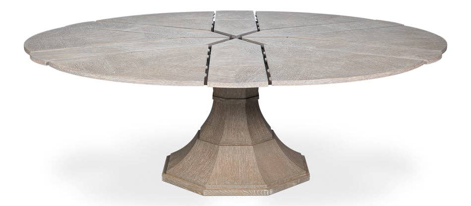 LOOMLAN - Wholesale Side Table - Giselle Jupe Extendable Wooden Dining Table4