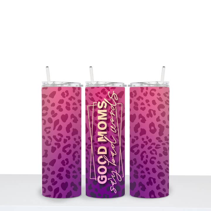 Good Moms Say Bad Words Tumbler for wholesale by Peach Tree Textile + Trends