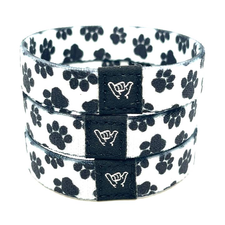 Puppy Paws Wristband Bracelet for wholesale by Hang Loose Bands