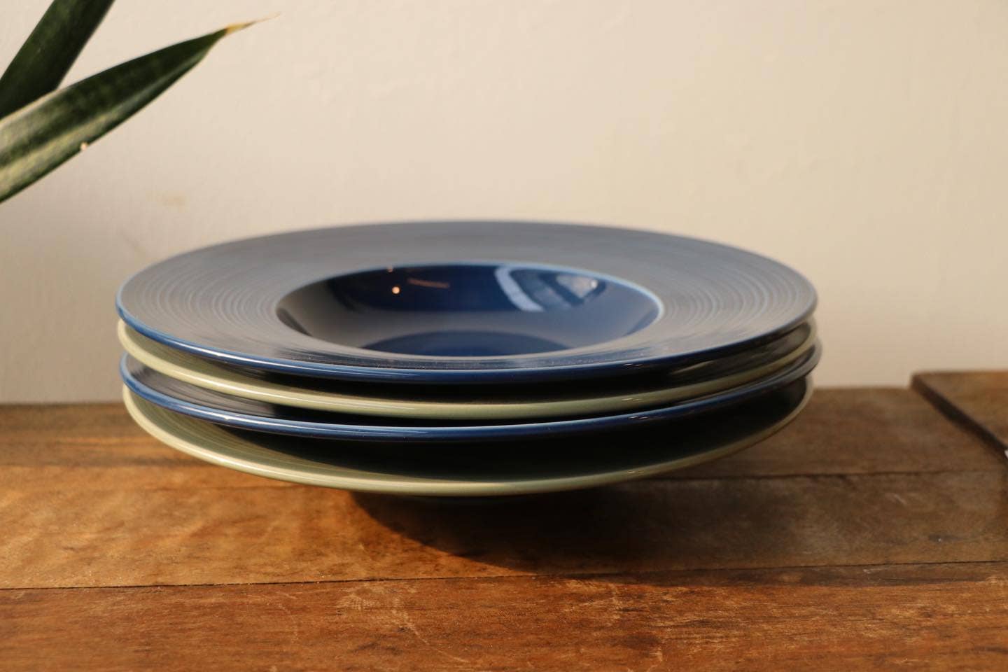 Beige & Co Thai Crafts - Wholesale Serving Plate - Trattoria Pasta Ceramic Plate 11" – Glossy Matte Finish5