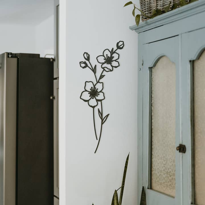 Keystone Steel Co. - Wholesale Wall Accent - Cherry Blossom Flower Wall Decor1