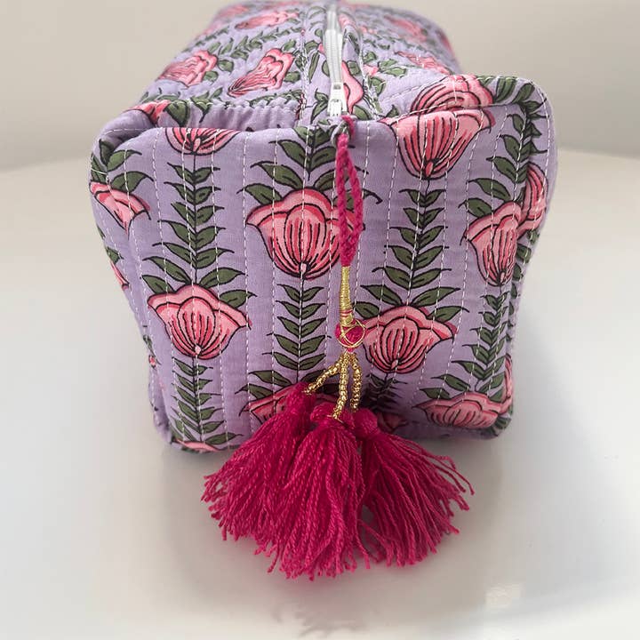 AMIMA HOME - Wholesale Makeup/Cosmetic Bag - TULIPS COSMETIC BAG set of 35