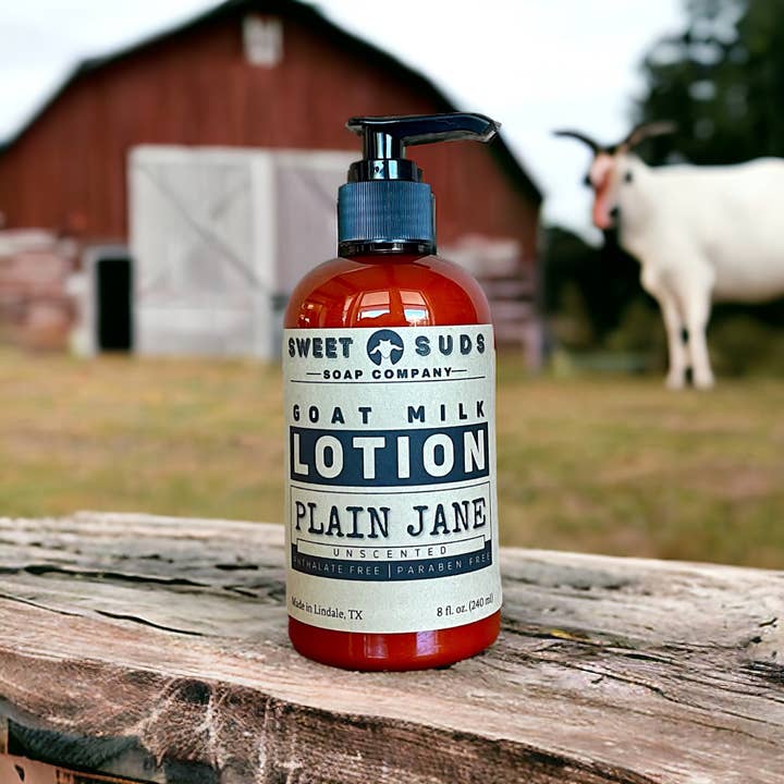 Plain Jane -Unscented Goat Milk Lotion for wholesale by Sweet Suds Soap Company
