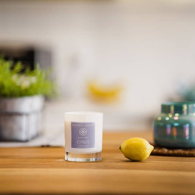 CITRUS 7.76oz (220g) - Creating a space of Positivity and Clarity for wholesale by Powerful Human