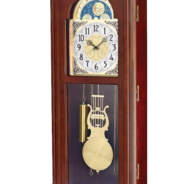 Playful Tail - Wholesale Wall Clock - Bulova C4332 Litchfield Regulator Chime Solid Hardwood Wall Clock