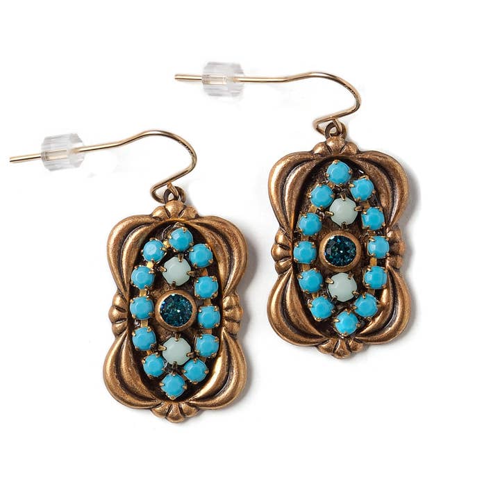 Blue Lagoon Earrings for wholesale by Elements Jill Schwartz