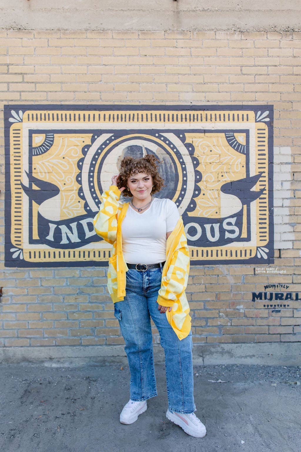 Taby Originals - Wholesale Cardigan - Women's - TABY ORIGINAL: Radical Self Love Cardigan In YELLOW*** Sizes XS-5X!***24