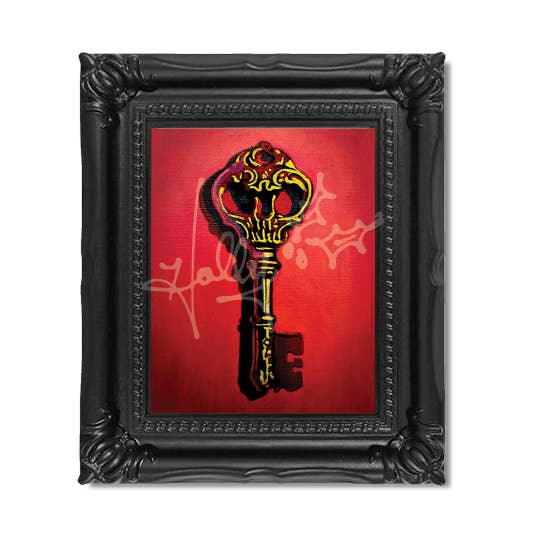 "Skeleton Key No. 1" Mini Masterpiece Framed Print for wholesale by Holly Bones