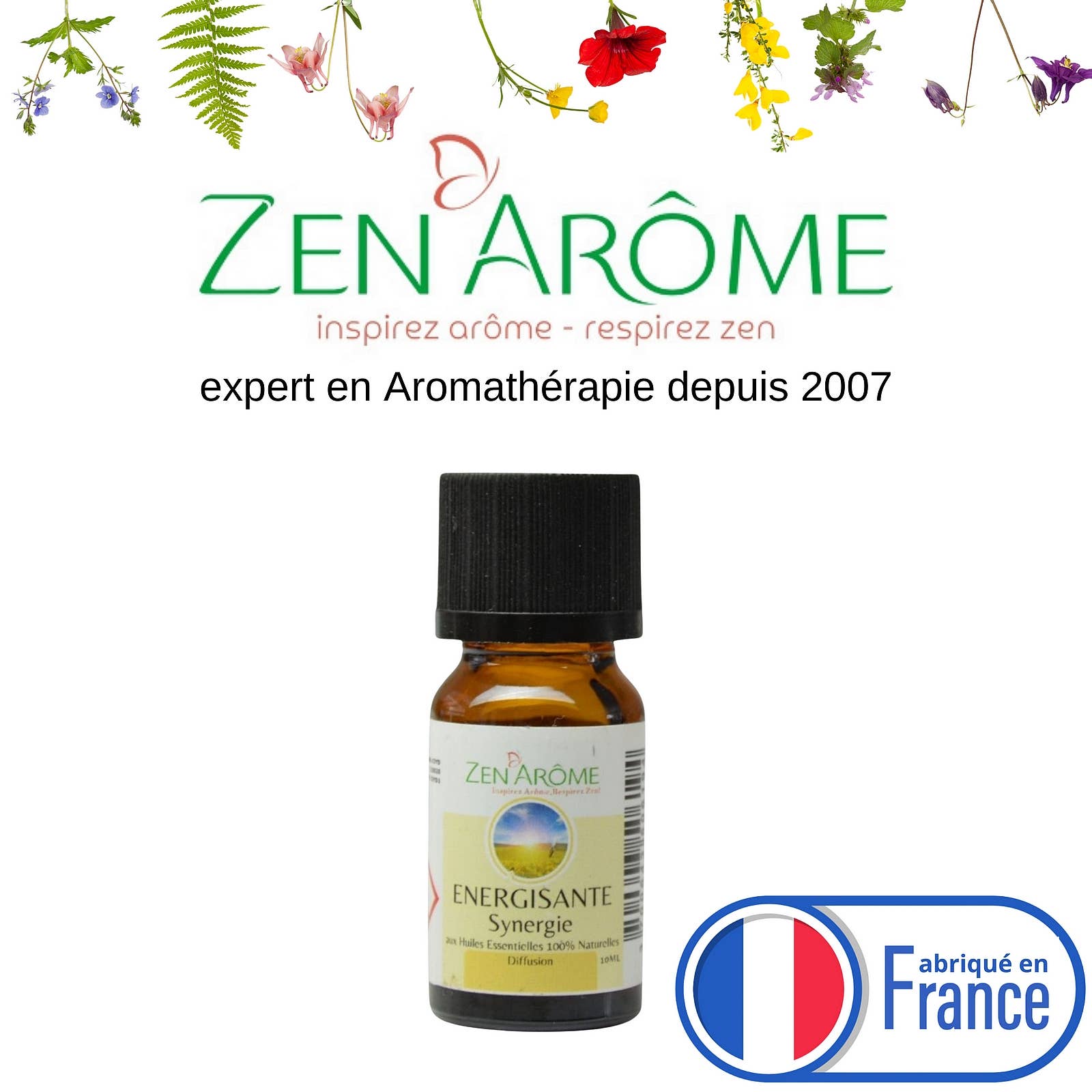 Zen'Arôme - Wholesale Essential Oil - Energizing Essential Oil Diffuser Blend - 10 ml6