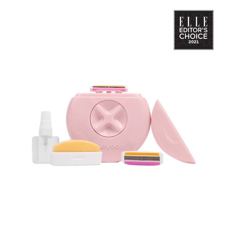 All-in-One Razor - Pink Portable On-the-Go Razor for wholesale by Alleyoop Makeup | Clean Beauty & Wellness