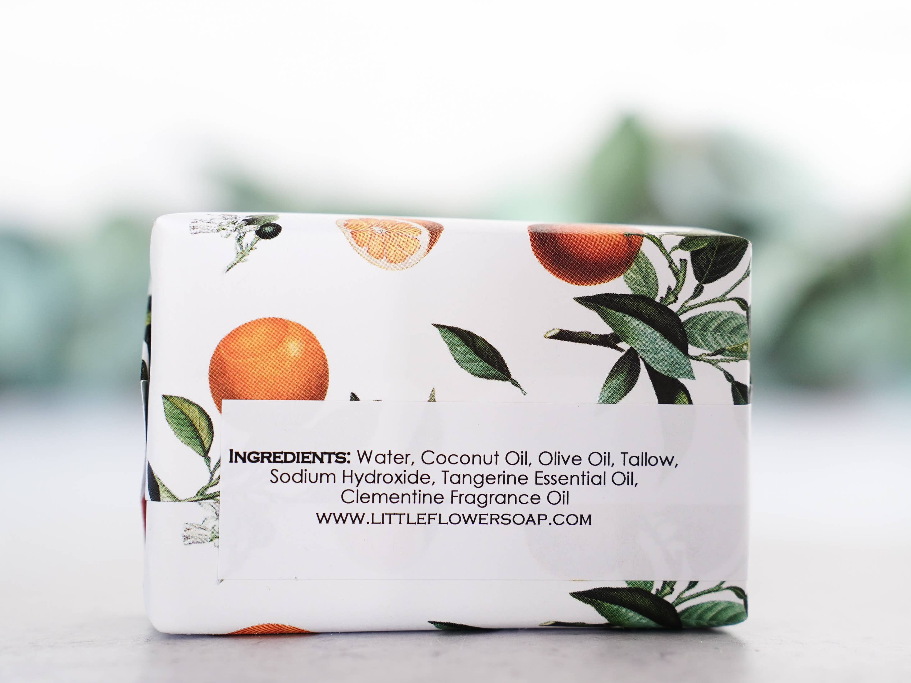The Little Flower Soap Co - Wholesale Bar Soap - Tangerine Basil Handmade Soap1