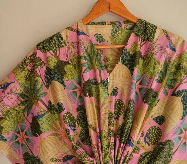 Bhawana Handicrafts - Wholesale Kaftan - Women's - Beautiful Cotton kaftan Indian Long Kaftan Dress1