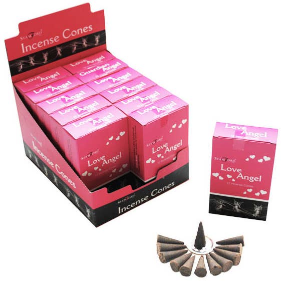 Love Incense Cones for wholesale by Cristaux & Bien-Être