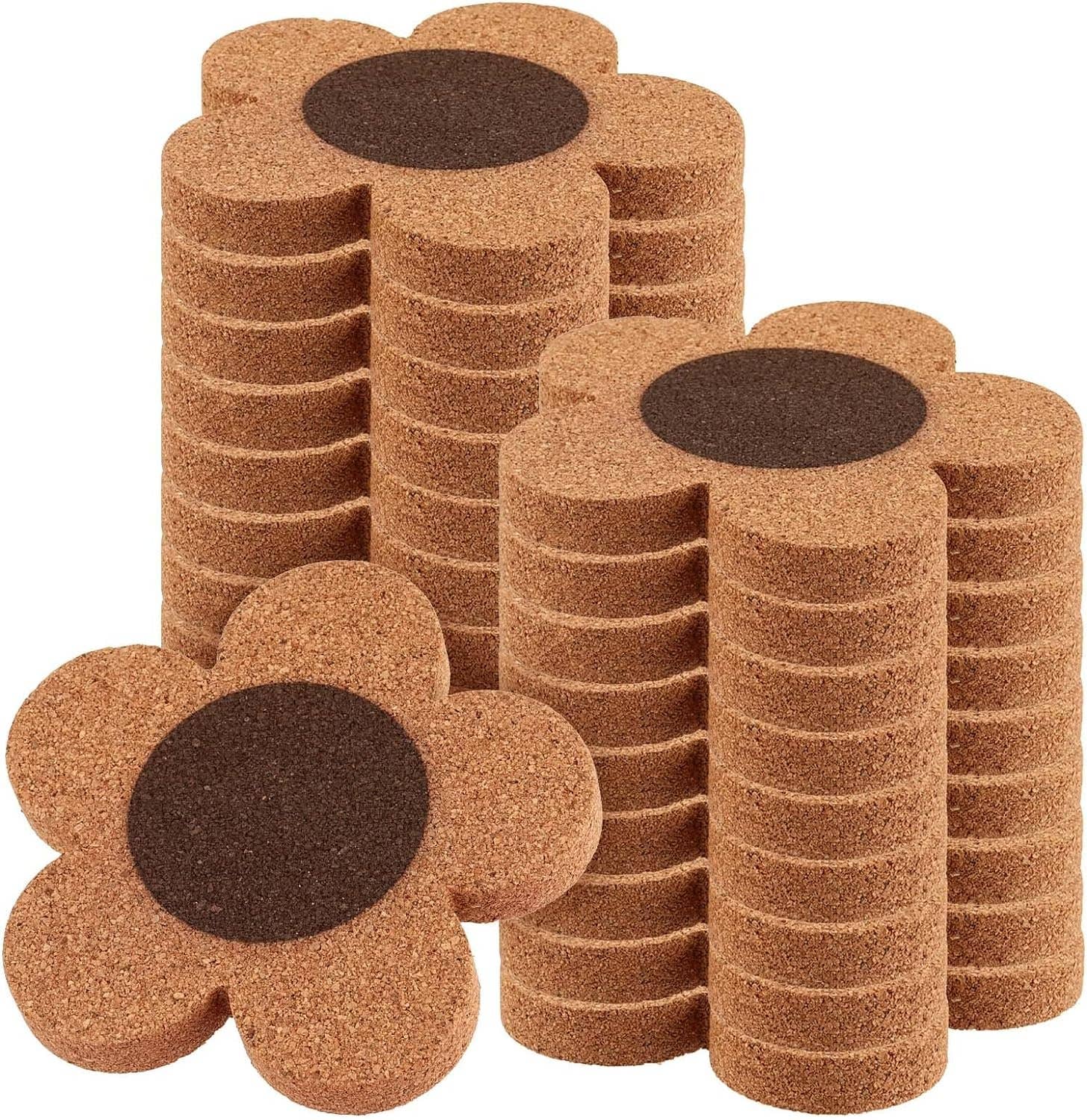 Weavey Studio - Wholesale Coasters - Weavey Studio, Flower cork coaster drinkware, beer can glass2