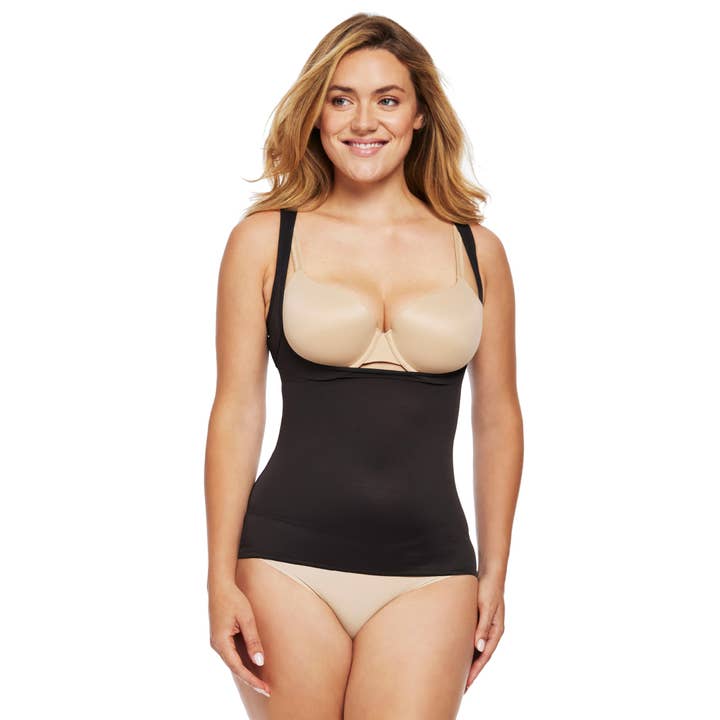 Naomi & Nicole 771 Comfort Open Bust Shaping Tank for wholesale by Patricia Eve Ltd