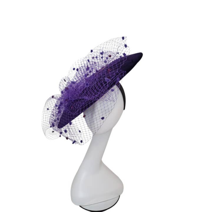 Rehoboth Hats - Wholesale Fascinatorhoedje - Dames - Fluwelen Hatinator voor Derby, Royal Ascot, Bruiloften4