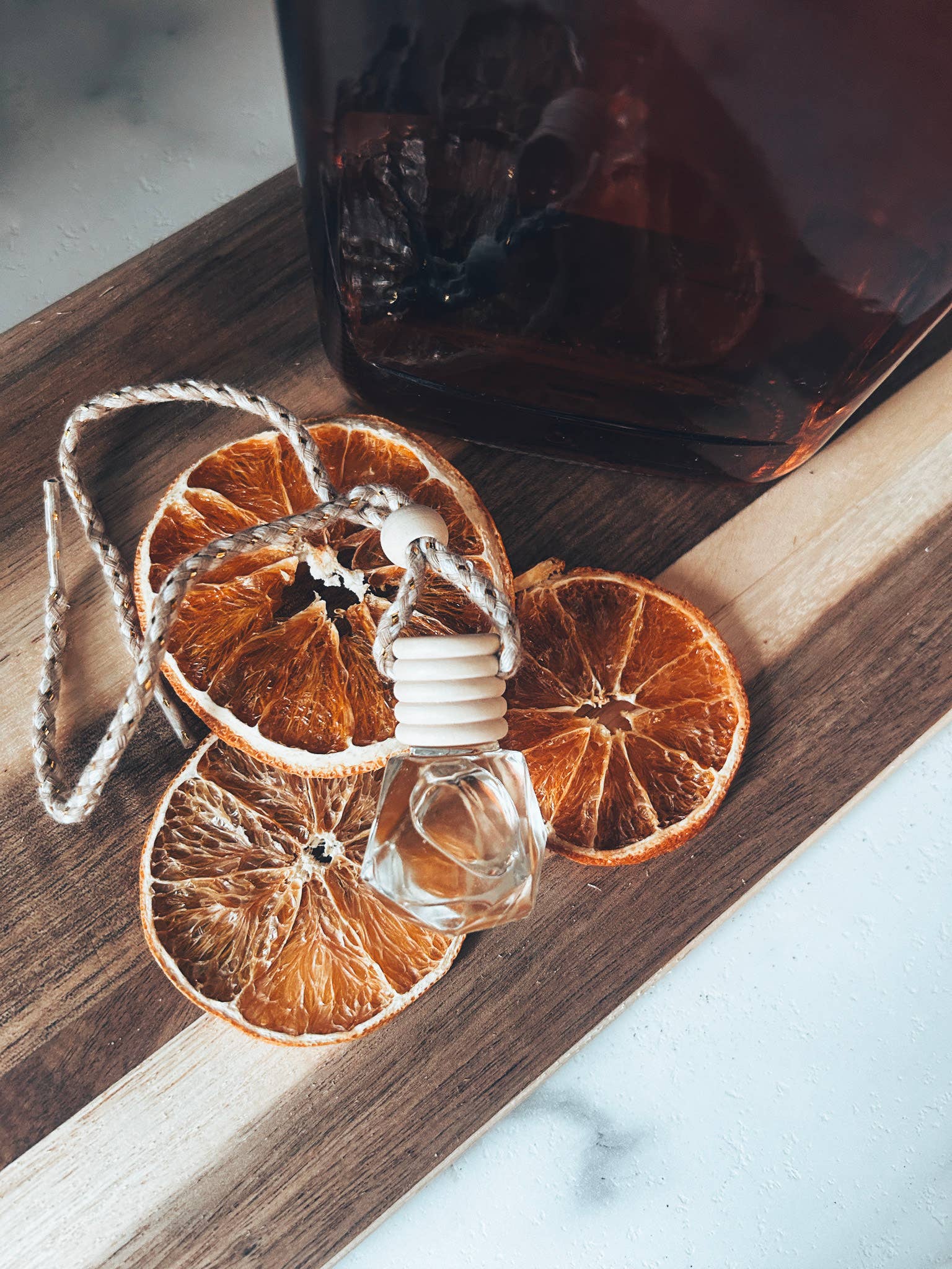 Wicked B Infusions - Wholesale Reed Diffuser - Bourbon Barrel - Boho Hanging Diffuser0