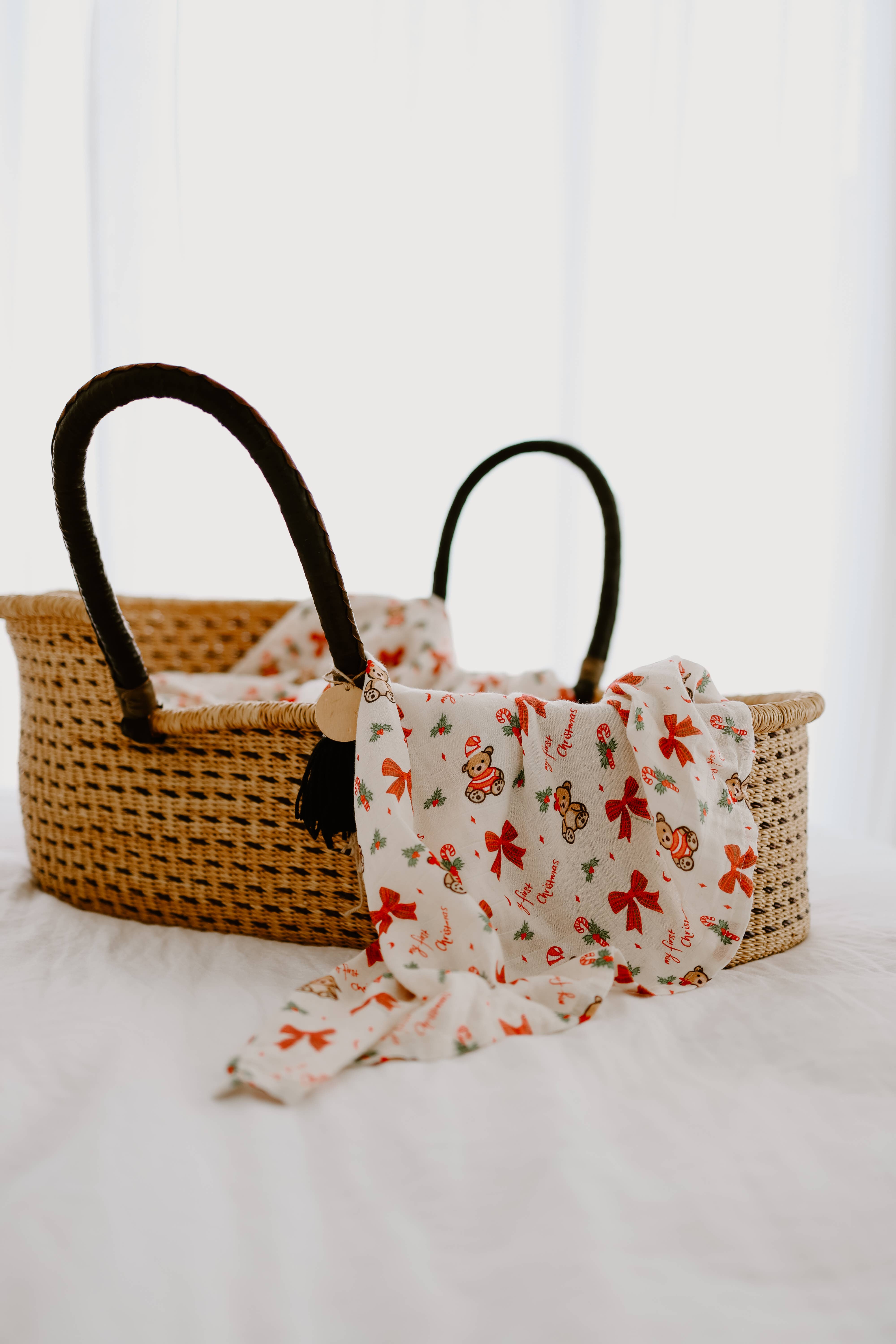 the name nest - Wholesale Swaddle - Baby - My first Christmas - baby swaddle wrap1