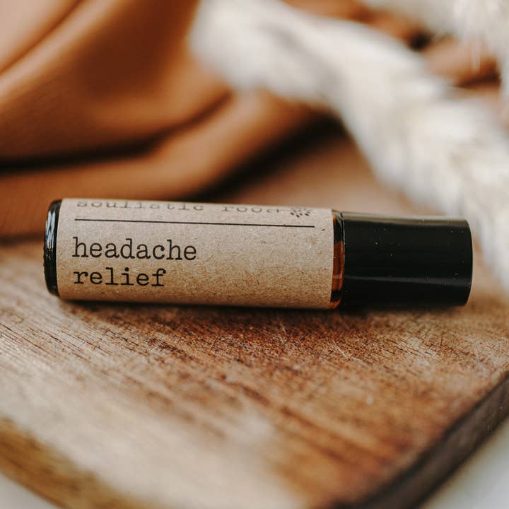 Headache Relief Roller | Essential Oil Roll on for wholesale by Soulistic Root - Essential Oils & Self Care Gifts