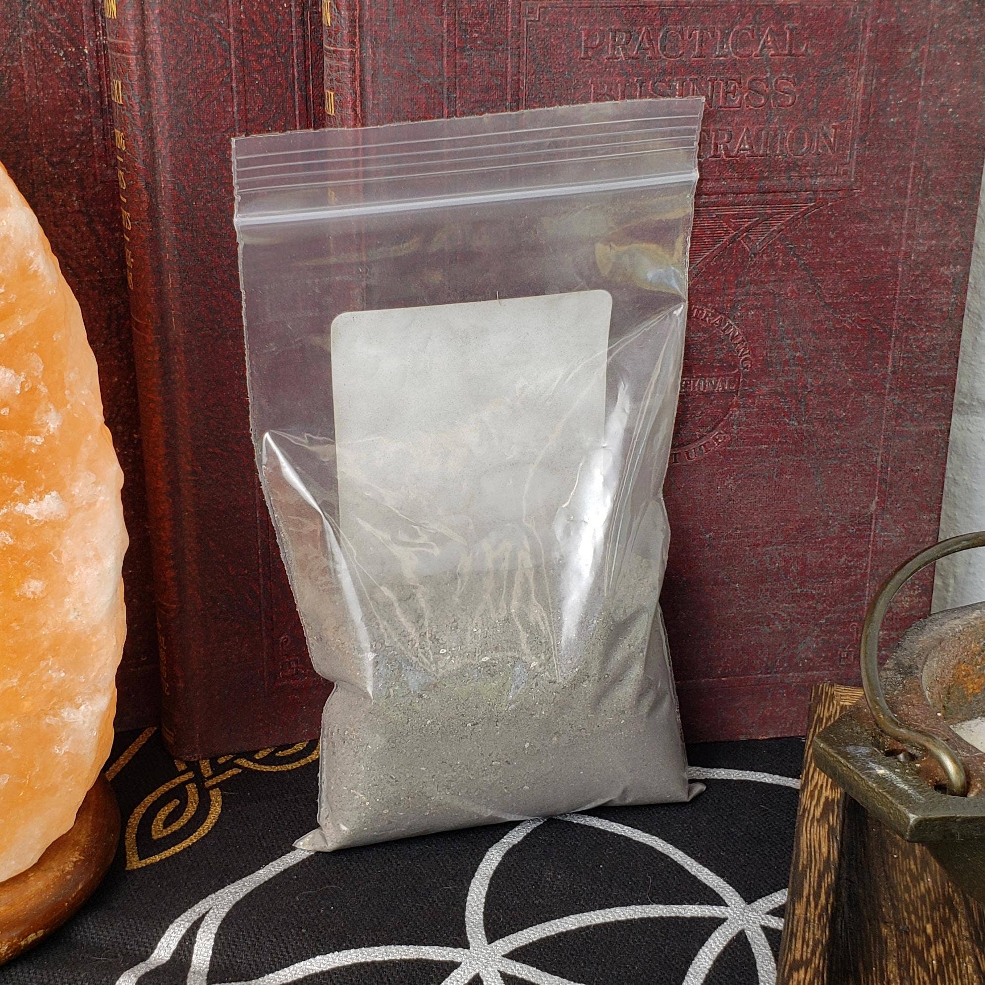 River Village - Wholesale Meditation Supplies - Witch's Black Salt for Banishing and Protection (1/2 cup)3
