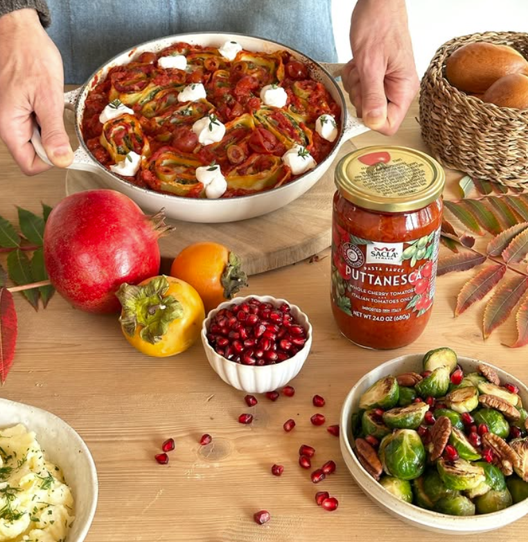 Sacla - Wholesale Pasta Sauce - Sacla Italy Puttanesca Cherry Tomato Pasta Sauce 6x24oz3