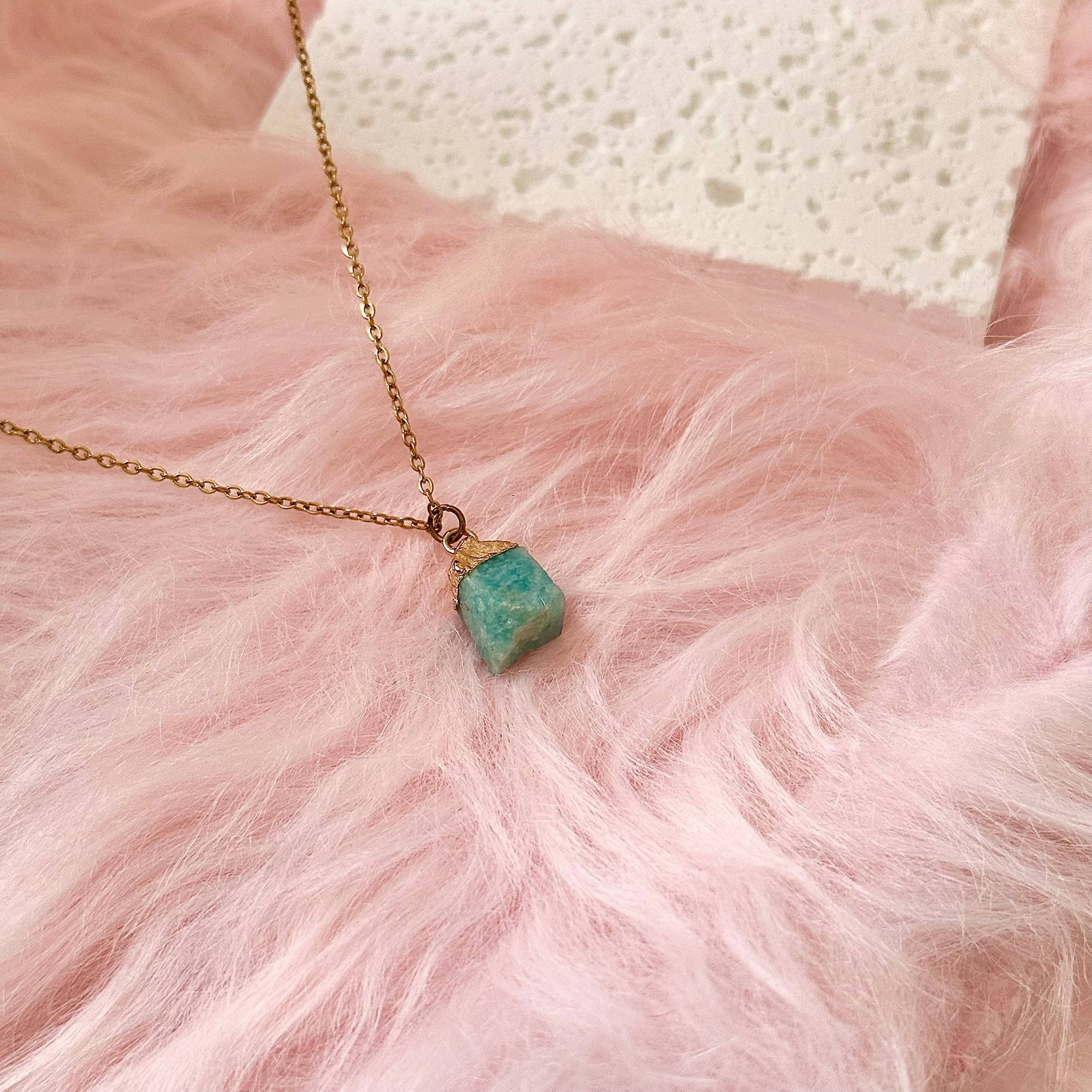 LilAryenne | Jewelry & Suncatchers - Venta al por mayor Collares con colgantes/abalorios - Collar de Cristal en Bruto - Regalo Espiritual de Acero Inoxidable8