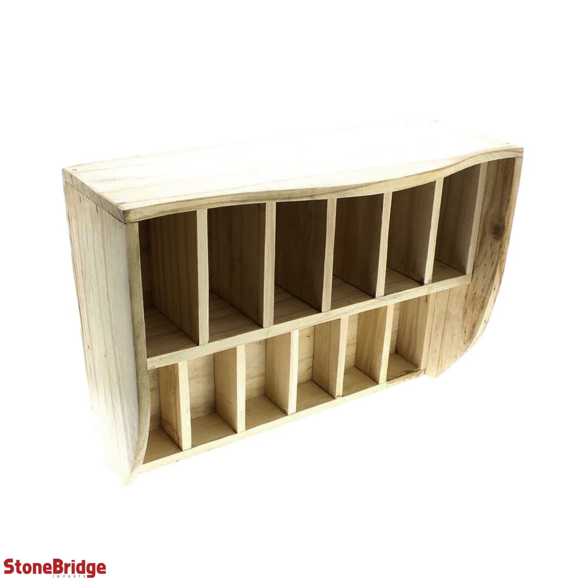 Stonebridge Imports – wholesale Display shelf – Wooden Crystal Display Storage Rack4
