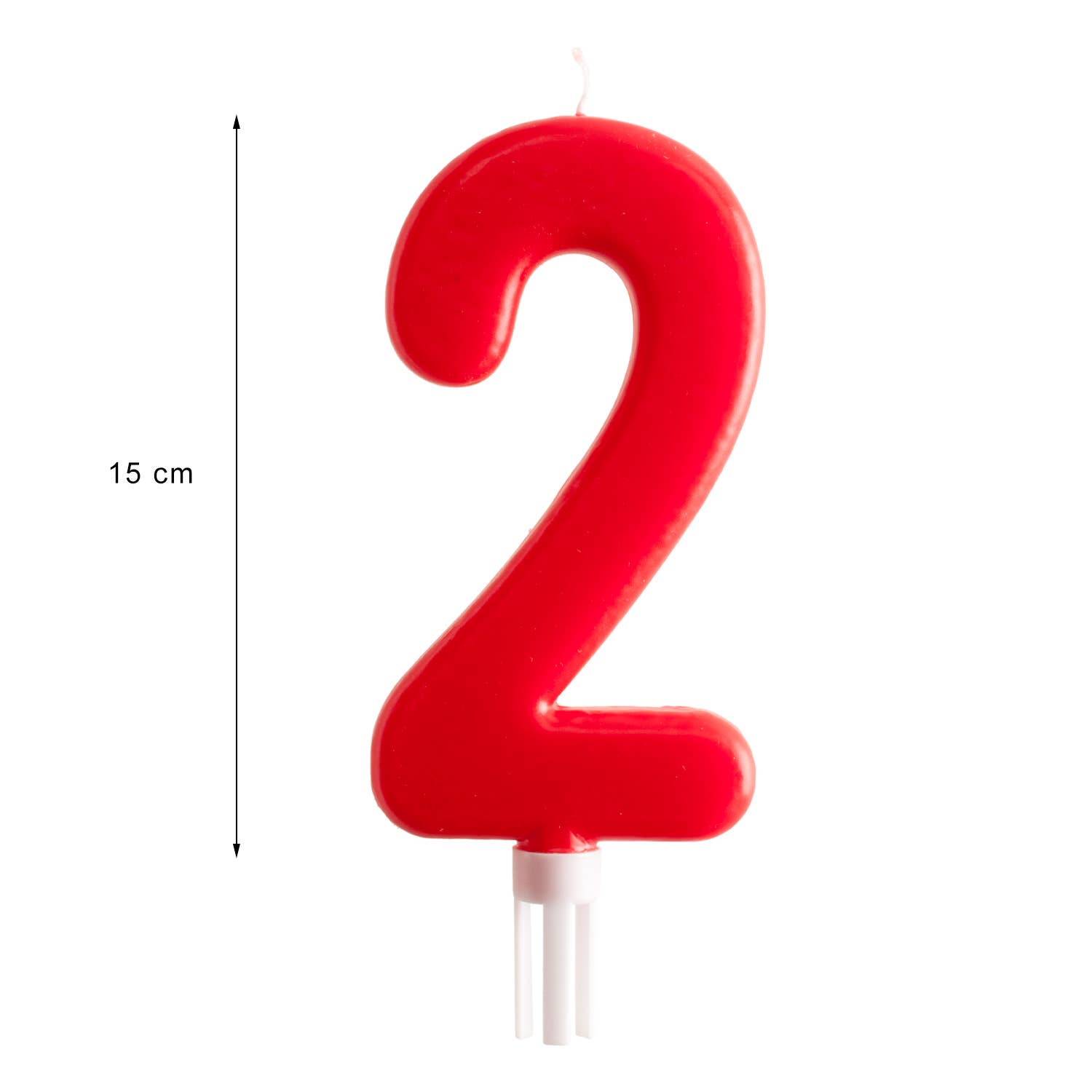 red Giant birthday candle for cakes, 15 cm for wholesale on Faire9